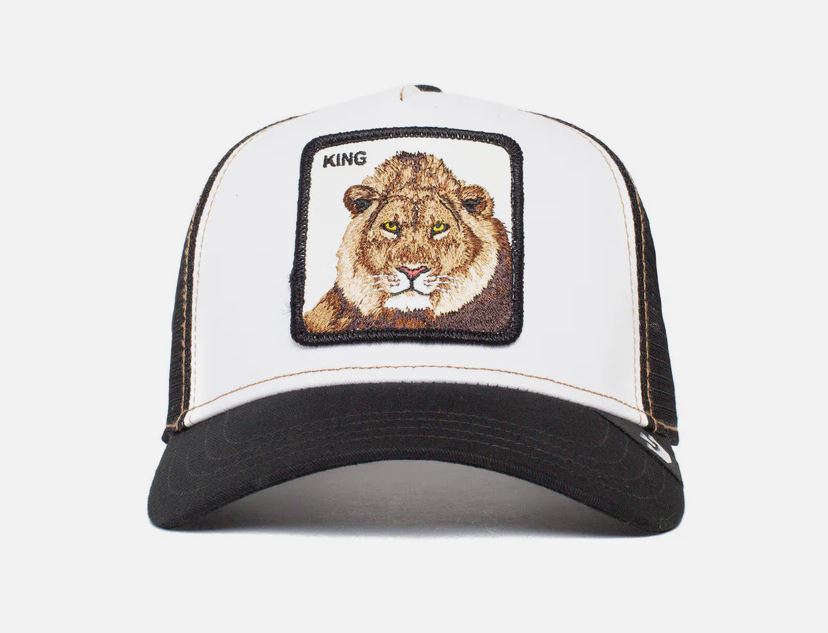Goorin Bros. Black/White 'The King Lion' Ballcap 101-0388-BLK