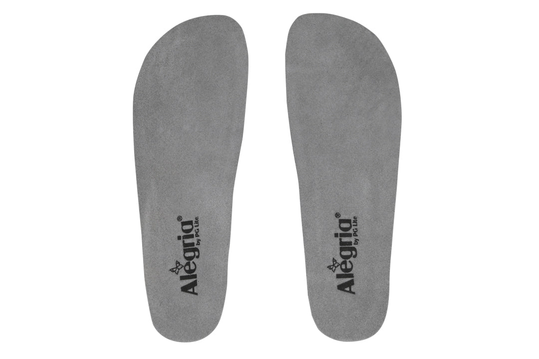 Grey Classic Footbed Alegria Regular Width Inserts ALG-999G