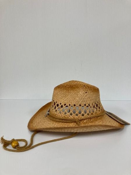 Hat Vision Raffia Hatra Western Childrens Hat With Longhorn Emblem R41K