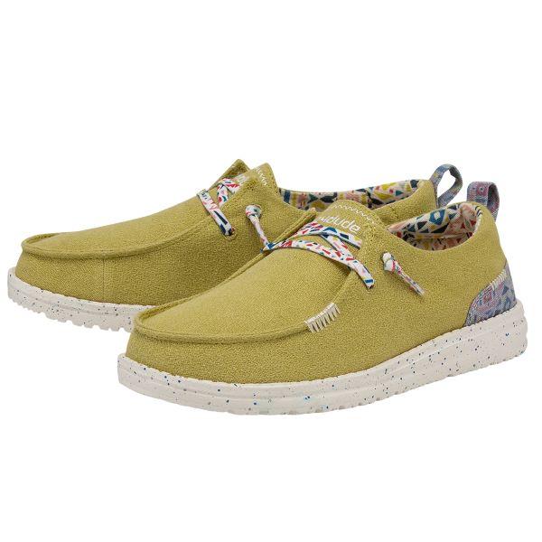 Hey Dude Acacia Wendy Zig Zag Womens Casual Shoes 122288364