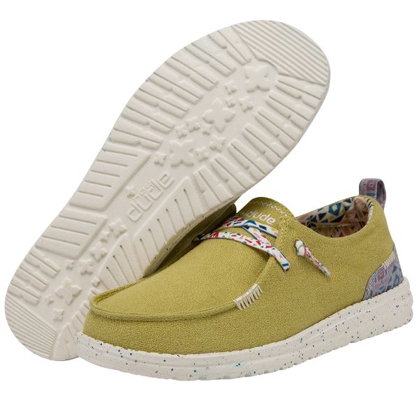 Hey Dude Acacia Wendy Zig Zag Womens Casual Shoes 122288364