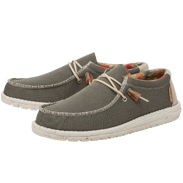Hey Dude Algae Wally Eco Sox Mens Casual Shoes 112478354