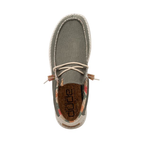 Hey Dude Algae Wally Eco Sox Mens Casual Shoes 112478354