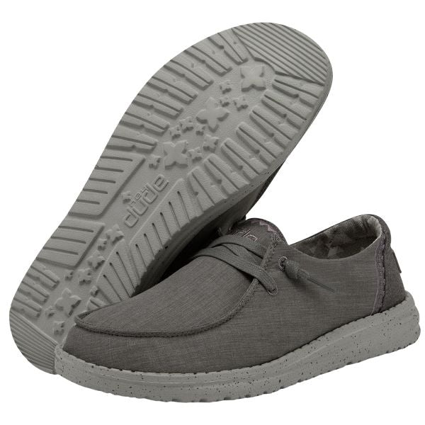 Hey Dude Armour Grey Wendy Inca Women's Casual Shoes 121417122