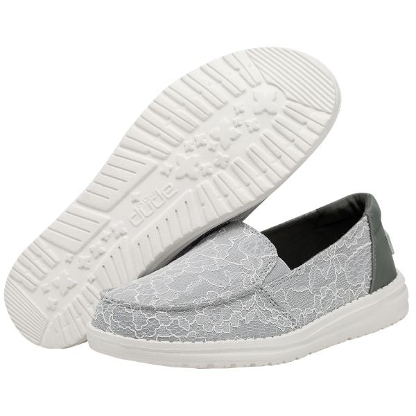 Hey Dude Azur Lena Lace Womens Casual Slip On Shoes 121953313