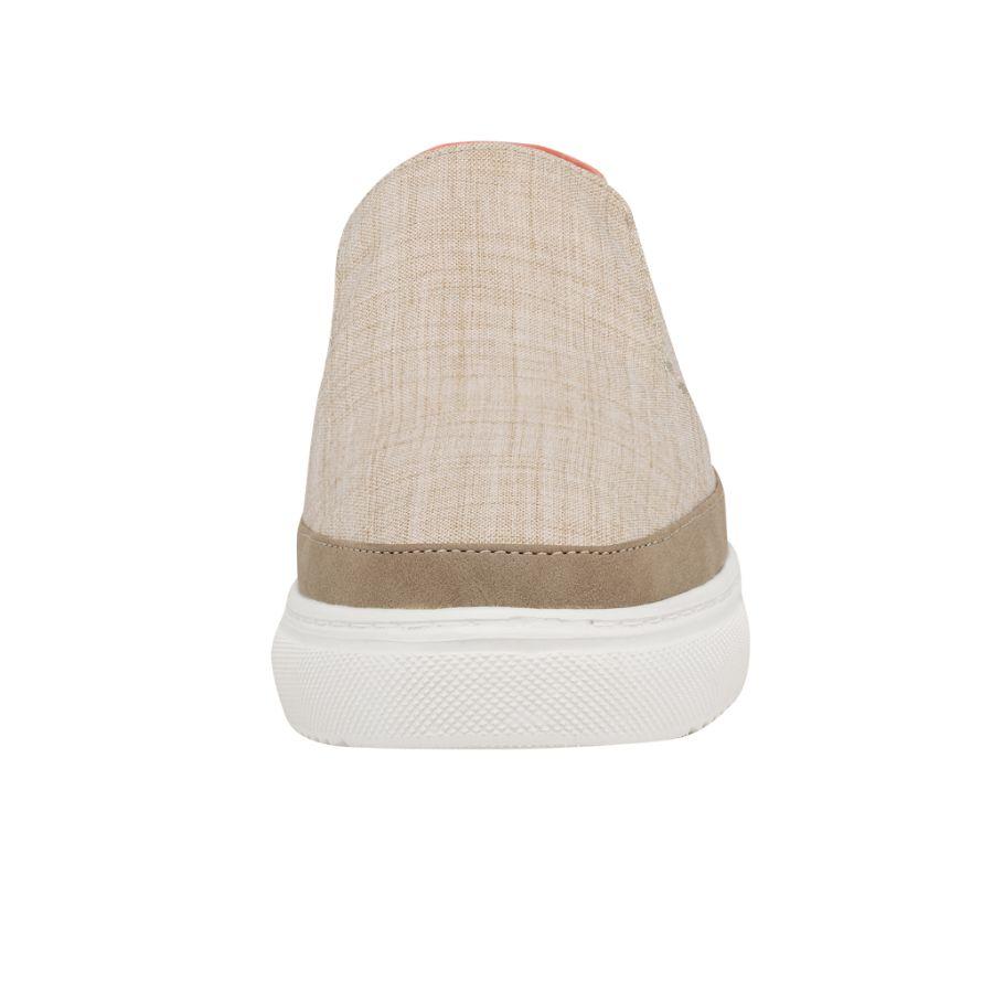 Hey Dude Beige Peyton Chambray Women's Shoes 121790522