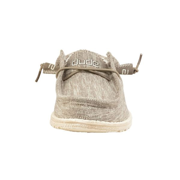 Hey Dude Beige Wally Woven Mens Shoes 110390500-BEIGE