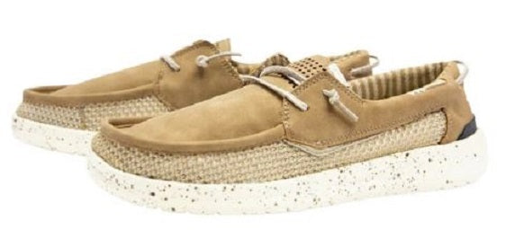 Hey Dude Beige Welsh Grip Mens Casual Shoes 112220536