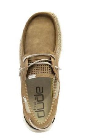 Hey Dude Beige Welsh Grip Mens Casual Shoes 112220536