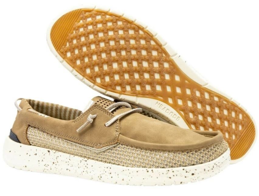 Hey Dude Beige Welsh Grip Mens Casual Shoes 112220536