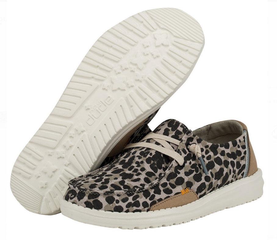 Hey Dude Beige Wendy Jungle Ladies Shoes 121410570