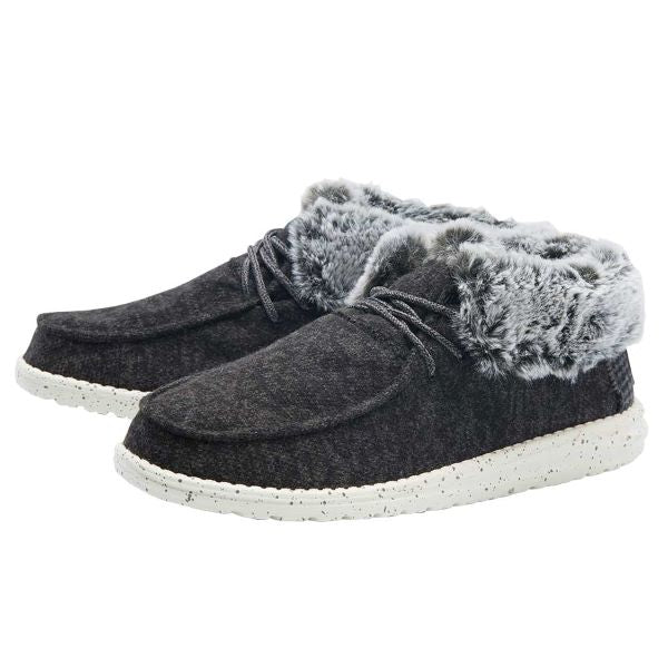 Hey Dude Black Britt Womens Casual Booties 121774900