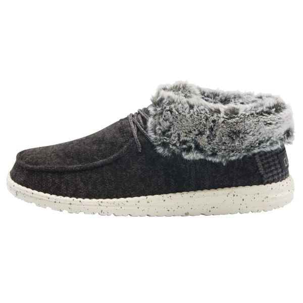 Hey Dude Black Britt Womens Casual Booties 121774900