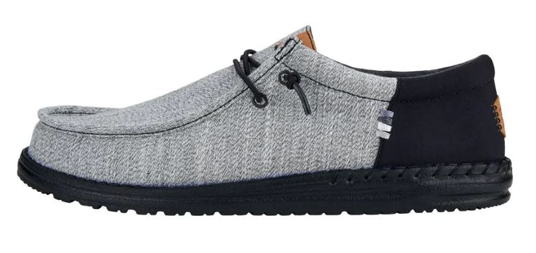 Hey Dude Black/Grey Wally Funk Nylon Craft Men's Casual Shoes 40677