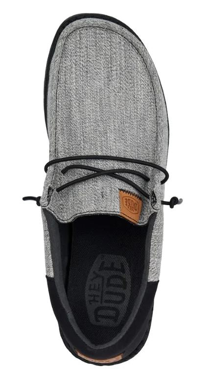 Hey Dude Black/Grey Wally Funk Nylon Craft Men's Casual Shoes 40677