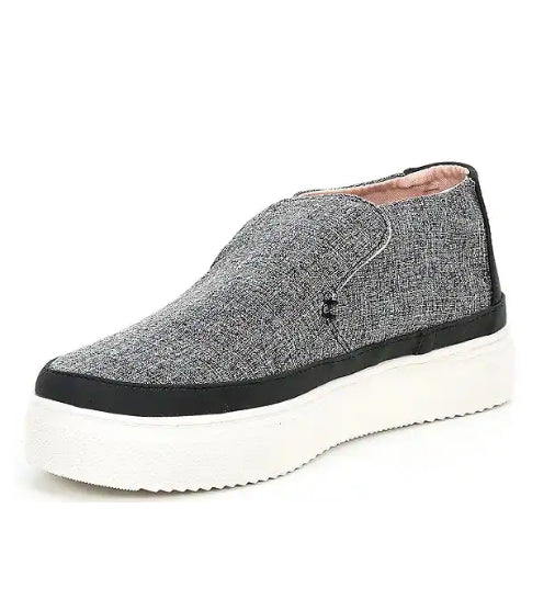 Hey Dude Black Peyton Chambray Women's Shoes 121794985