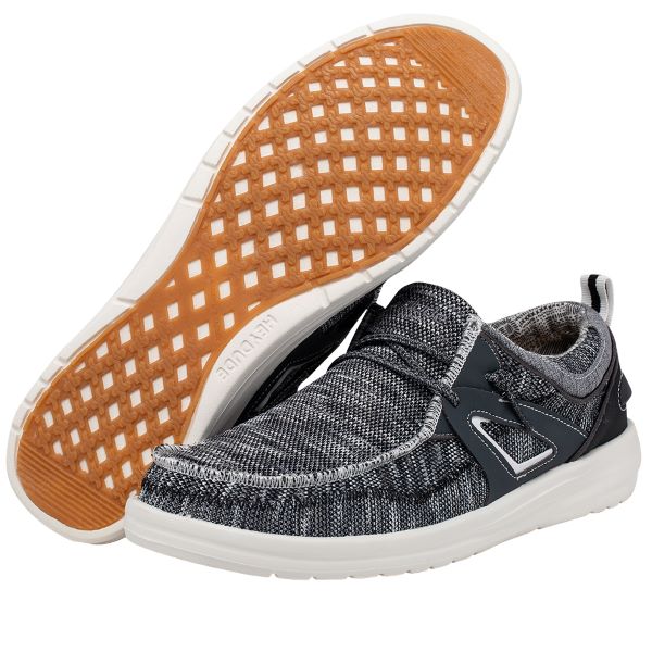 Hey Dude Black Storm Mens Casual Shoes 112234900