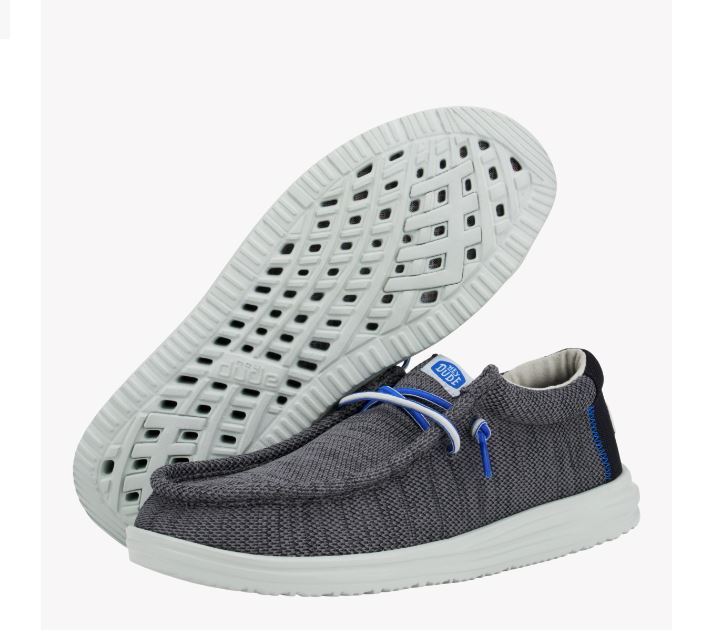 Hey Dude Black Wally H20 Mesh Men's Casual Shoes 40710-001