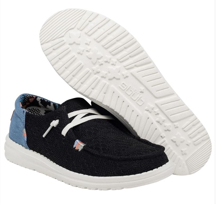 Hey Dude Black Wendy Boho Womens Shoes 121414790