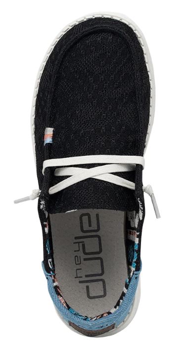 Hey Dude Black Wendy Boho Womens Shoes 121414790