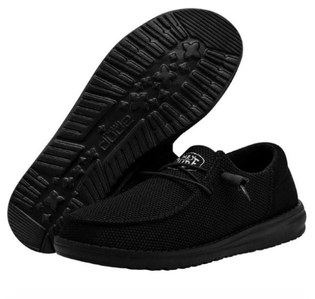 Hey Dude Black Wendy Funk Mono Women's Casual Shoes 40065-001