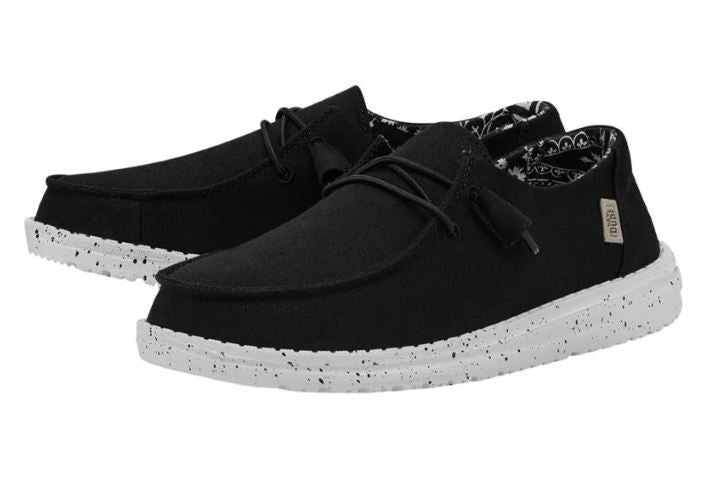 Hey Dude Black Wendy Odyssey Women's Casual Shoes 40053-OYF