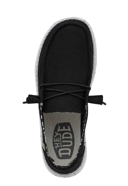Hey Dude Black Wendy Odyssey Women's Casual Shoes 40053-OYF