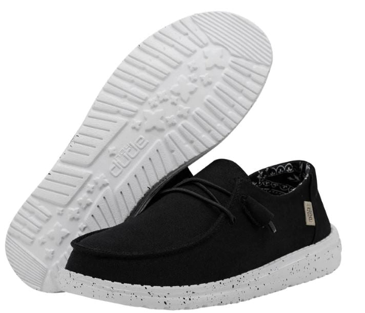 Hey Dude Black Wendy Odyssey Women's Casual Shoes 40053-OYF