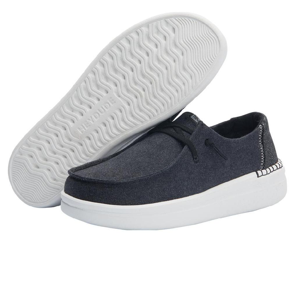 Hey Dude Black Wendy Rise Women's Casual Shoes 121944900