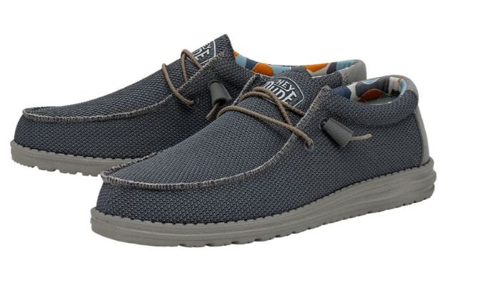 Hey Dude Blue Shadow Wally Sox Triple Needle Mens Casual Shoes 40020-3US
