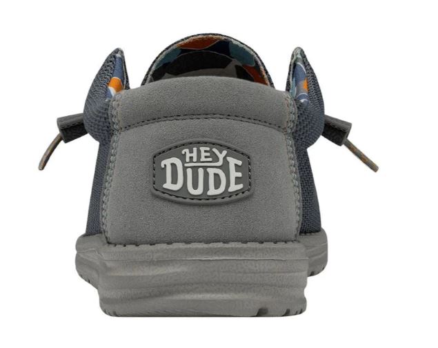 Hey Dude Blue Shadow Wally Sox Triple Needle Mens Casual Shoes 40020-3US