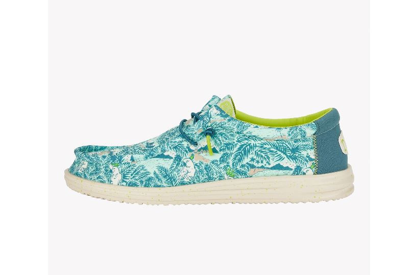 Hey Dude Blue Tropical Wally H20 Men's Casual Shoes 40702-4OR