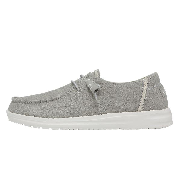 Hey Dude Braid Grey Wendy Chambray Women's Casual Shoes 121413327