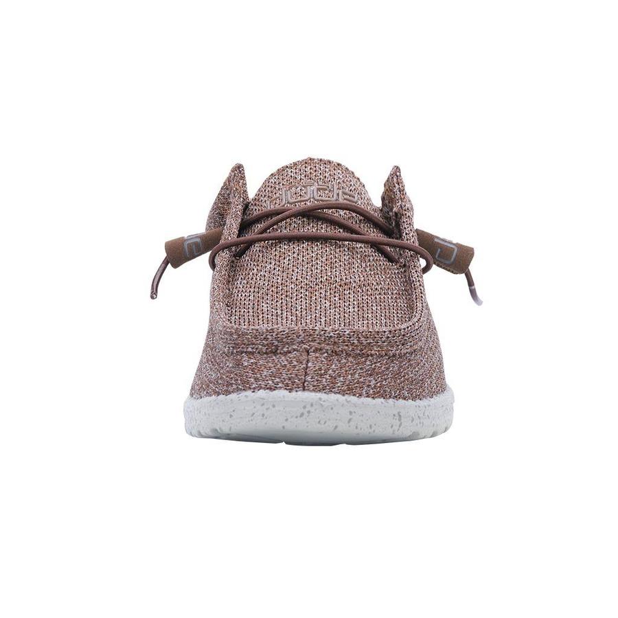 Hey Dude Brown Grey Wally Sox 2 Mens Casual Shoes 110351522