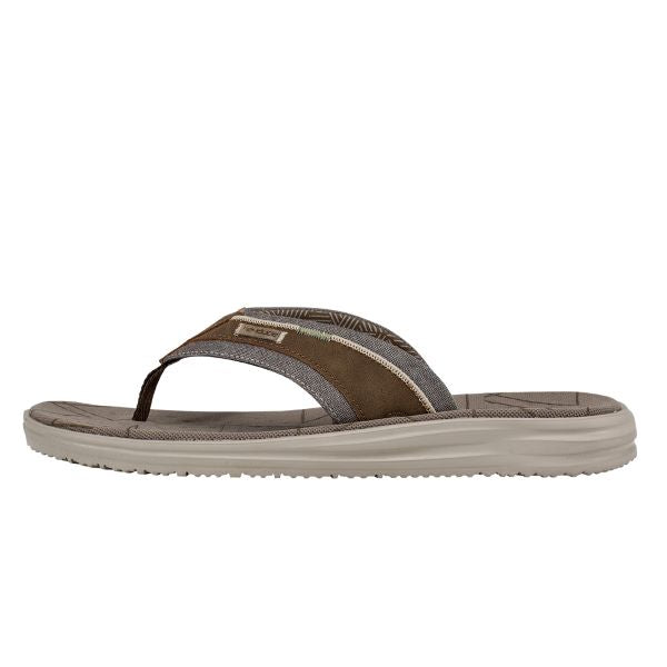Hey Dude Brown Sami Free Mens Sandals 112281500