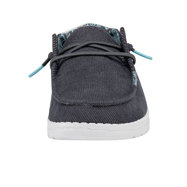Hey Dude Carbon Wendy Corduroy Womens Shoes 121414312