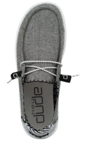 Hey Dude Chambray Onyx Wendy Womens Shoes 121414203