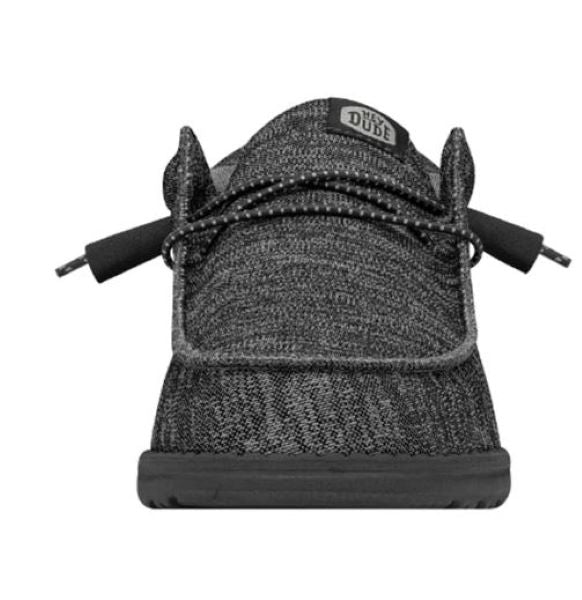 Hey Dude Charcoal Wally Sport Knit Men's Casual Shoes 40536-025