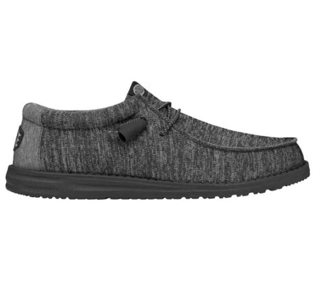 Hey Dude Charcoal Wally Sport Knit Men's Casual Shoes 40536-025
