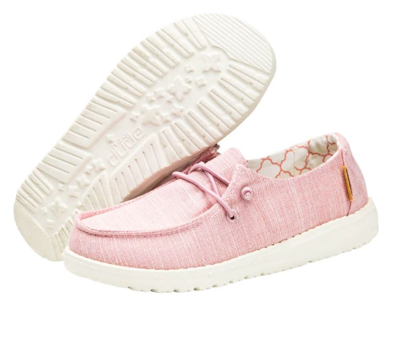 Hey Dude Cotton Candy Wendy Youth Linen Girls Casual Shoes 130125018