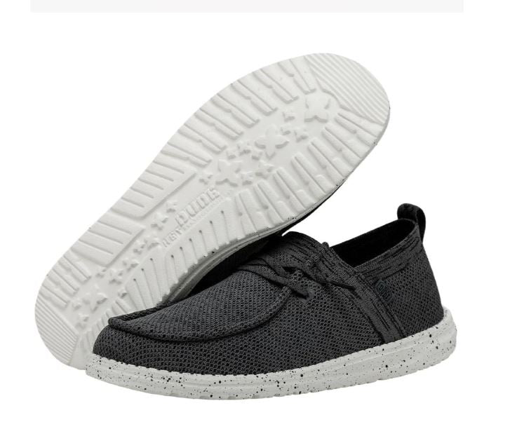 Hey Dude Dark Grey Wally Halo Mens Casual Shoes 40014-029