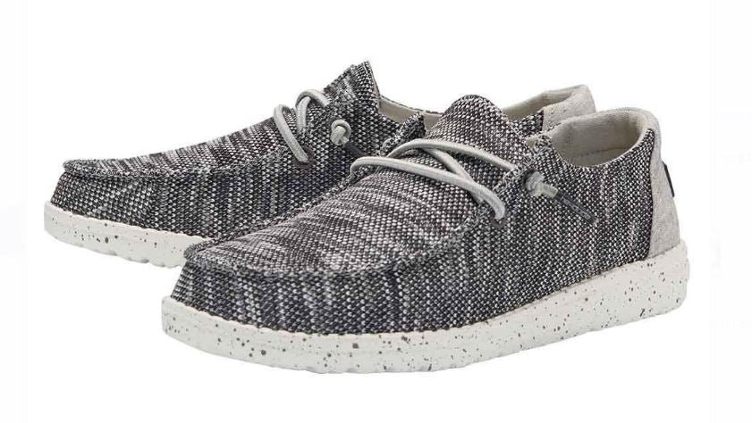 Hey Dude Dark Grey Wendy Sox Womens Casual Shoes 121923008