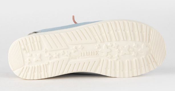 Hey Dude Denim Wendy Tempe Gypsum Womens Casual Shoes 40083-407