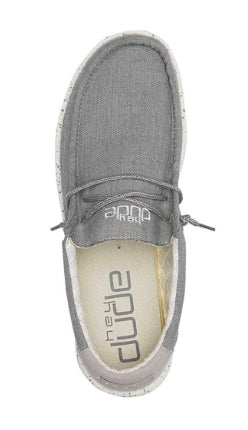 Hey Dude Frost Grey Wally Chambray Men's Shoes 110063224
