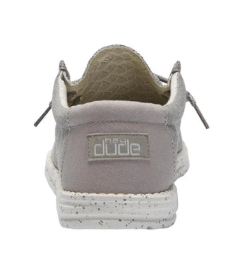 Hey Dude Frost Grey Wally Chambray Men's Shoes 110063224