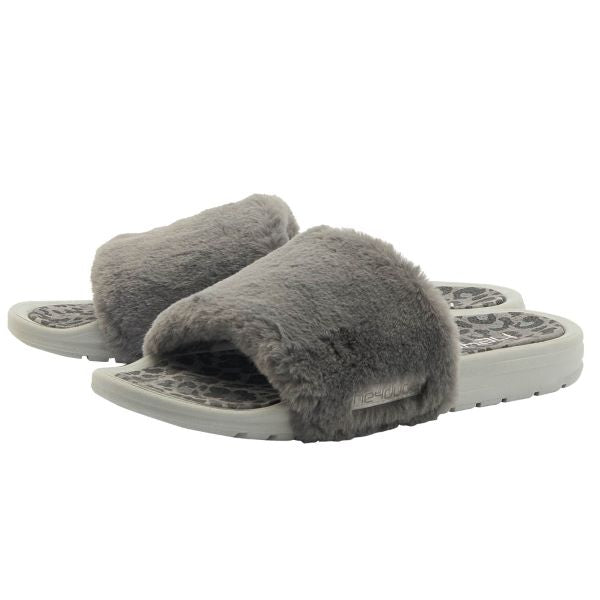 Hey Dude Grey Cheetah Peggy Womens Sandals 122083139
