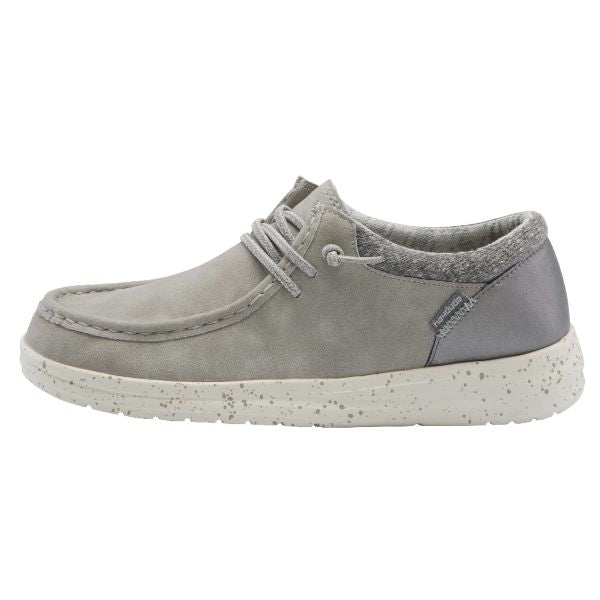 Hey Dude Grey Polly Womens Casual Shoes 121883000