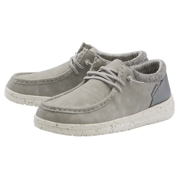 Hey Dude Grey Polly Womens Casual Shoes 121883000