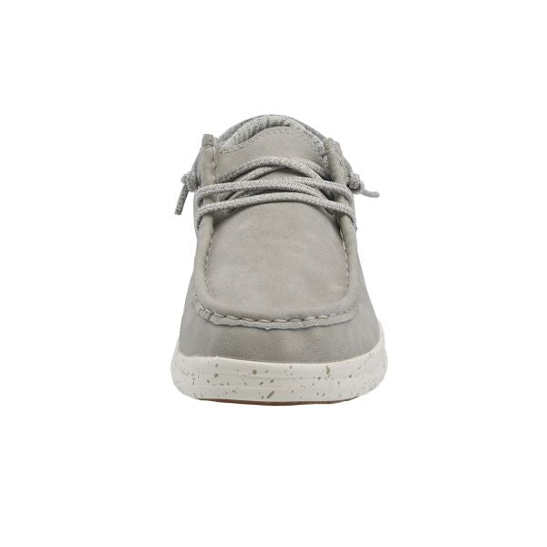 Hey Dude Grey Polly Womens Casual Shoes 121883000
