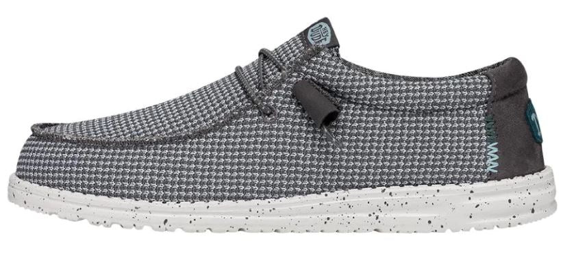 Hey Dude Grey Wally Sport Mesh Men's Casual Shoes 40403